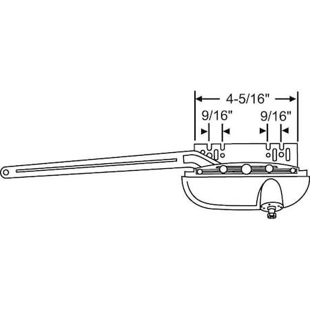 Strybuc RH ALMOND  CASEMENT 36-486RHAD